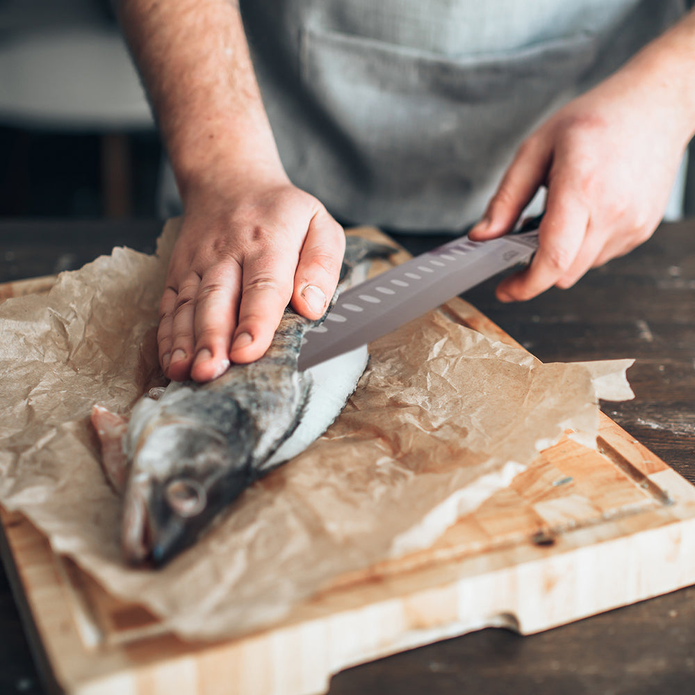 Xtrem Cut fileteando pescado