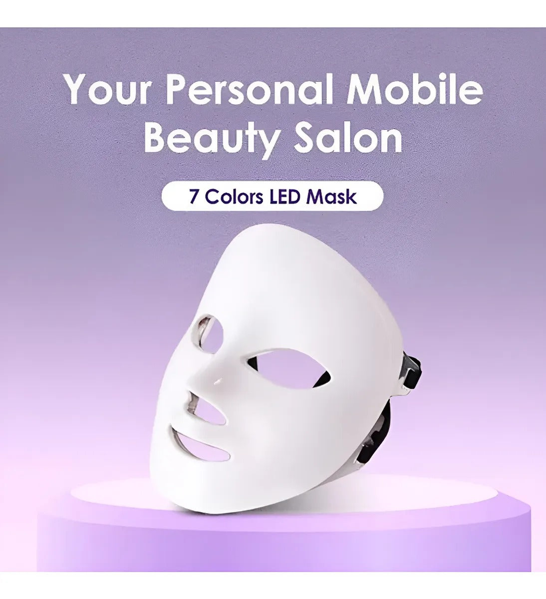 LumiFace mascarilla LED portátil