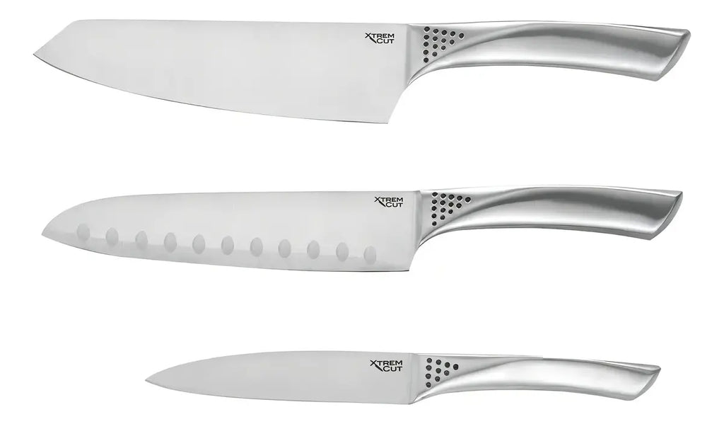 Set de 3 cuchillos Xtrem Cut: chef, santoku y cocina