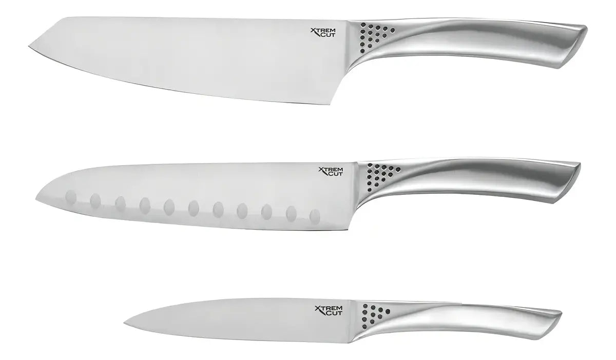Set de 3 cuchillos Xtrem Cut: chef, santoku y cocina